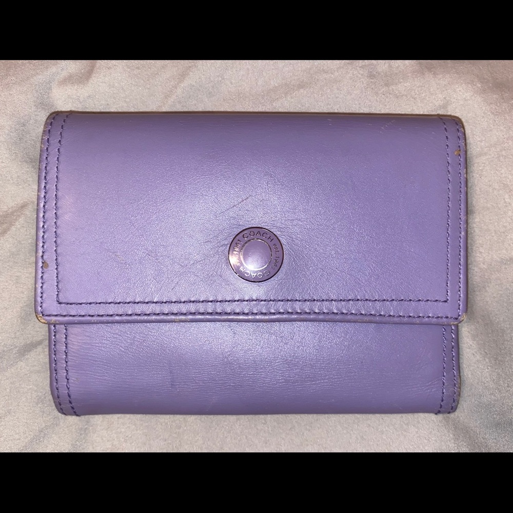 Authentic Coach Tri-Fold Wallet